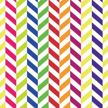Seamless Chevron Pattern Colorful イラスト素材