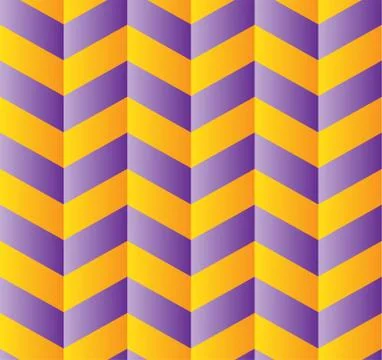 Seamless Chevron Pattern in orange and violet gradient color. Nice background Stock Illustration