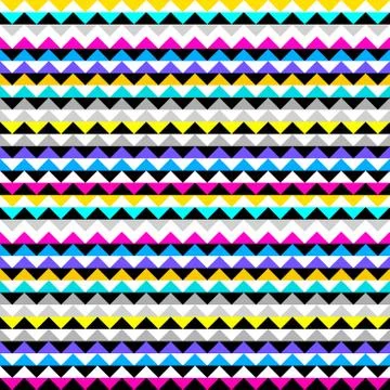 Seamless chevron pattern with a strips. Vector Illustration. 스톡 일러스트