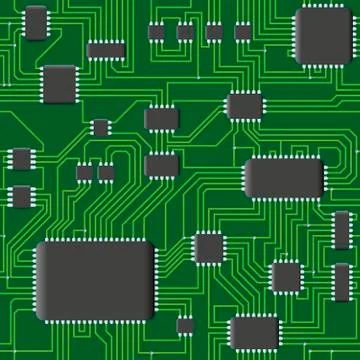 Seamless chipset Illustrazione stock