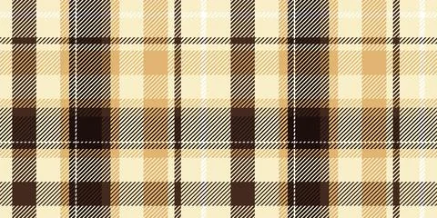 A seamless chocolate-colored madras check with hints of coffee and milk. Stock Illustration
