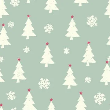 Seamless christmas background Stock-Illustration
