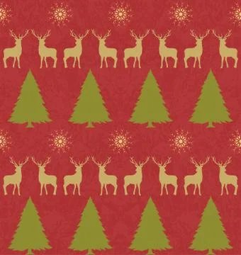 Seamless Christmas Background Stock Illustration