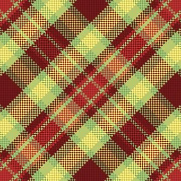 Seamless christmas checkered pattern background. イラスト素材