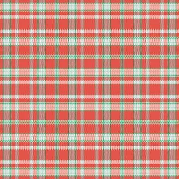 Seamless christmas checkered pattern background. イラスト素材