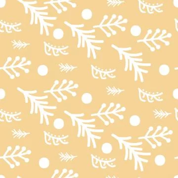 Seamless Christmas illustrations. Abstract  Pattern with Christm Stock Illustration