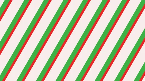 Seamless Christmas Pattern.  Christmas and new year  line background. Green, red Video stock 141924969