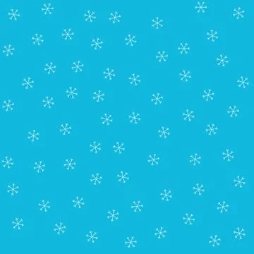 Seamless Christmas pattern doodle with hand random drawn snowflakes.Wrapping  Illustrazione stock