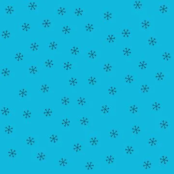 Seamless Christmas pattern doodle with hand random drawn snowflakes.Wrapping  Stock Illustration