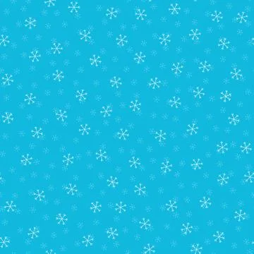 Seamless Christmas pattern doodle with hand random drawn snowflakes.Wrapping  イラスト素材