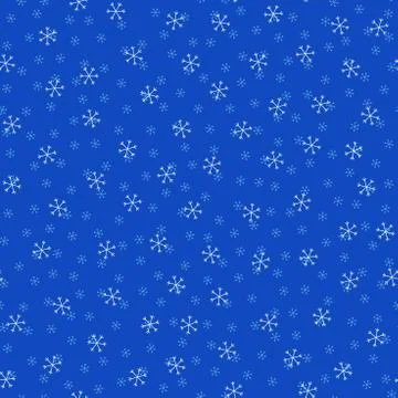 Seamless Christmas pattern doodle with hand random drawn snowflakes.Wrapping  Illustrazione stock