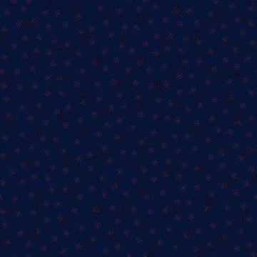 Seamless Christmas pattern doodle with hand random drawn snowflakes.Wrapping Stock Photos