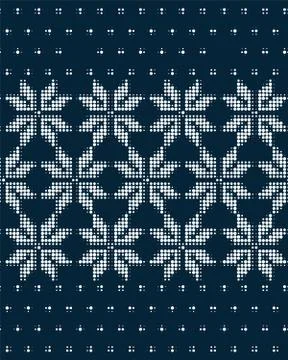 Seamless Christmas pattern in a dot. eps 10 Stock Illustration