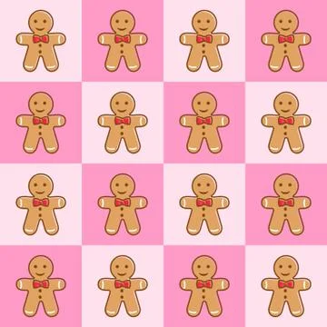 Seamless christmas pattern Stock Illustration