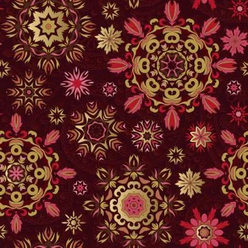 Seamless christmas pattern Stock Illustration