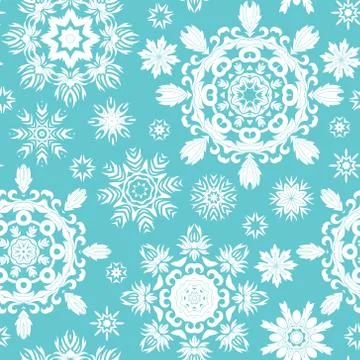Seamless christmas pattern Illustrazione stock