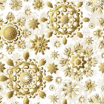 Seamless christmas pattern Stock Illustration