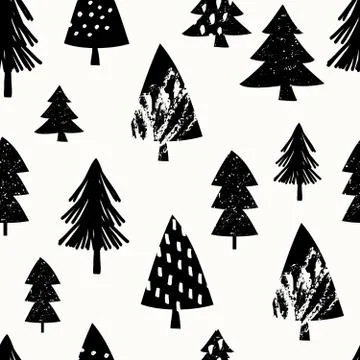 Seamless Christmas Pattern Illustrazione stock