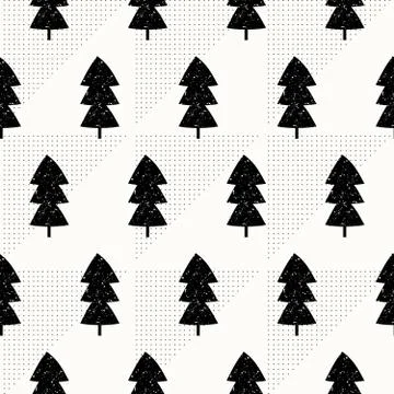 Seamless Christmas Pattern Illustrazione stock