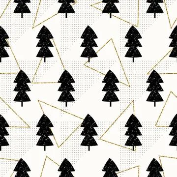 Seamless Christmas Pattern Stock Illustration