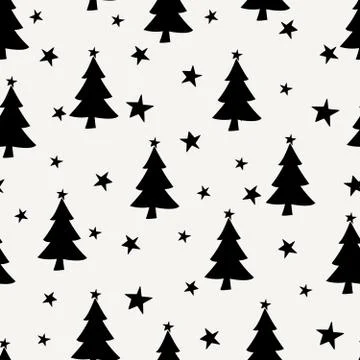 Seamless Christmas Pattern Stock Illustration