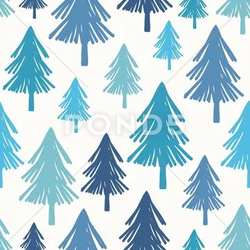 Seamless Christmas Pattern Stock Illustration