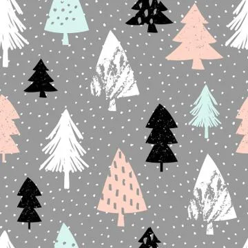 Seamless Christmas Pattern Stock Illustration