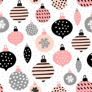 Seamless Christmas Pattern Stock-Illustration