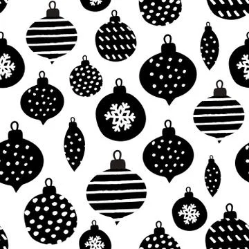 Seamless Christmas Pattern Stock Illustration