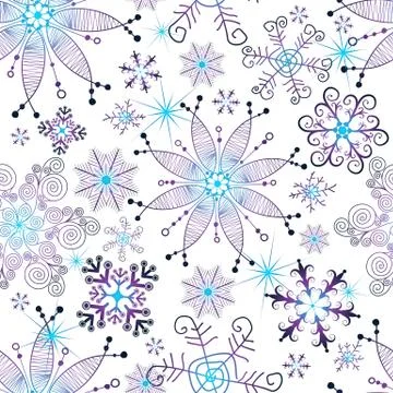 Seamless christmas pattern Stock Illustration