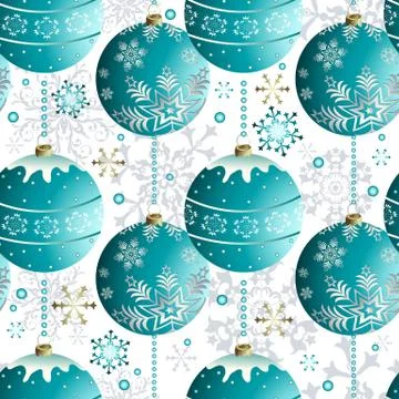 Seamless christmas pattern Stock Illustration