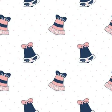 Seamless Christmas pattern Stock Illustration