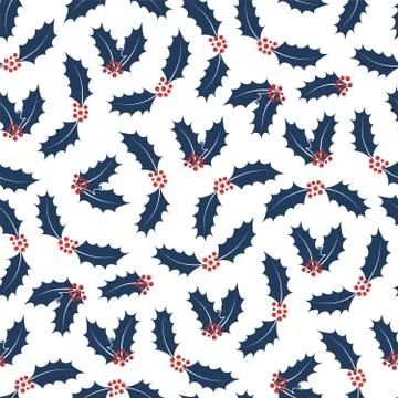 Seamless Christmas pattern Stock Illustration