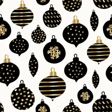 Seamless Christmas Pattern Stock Illustration