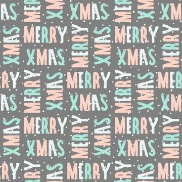 Seamless Christmas Pattern Stock Illustration