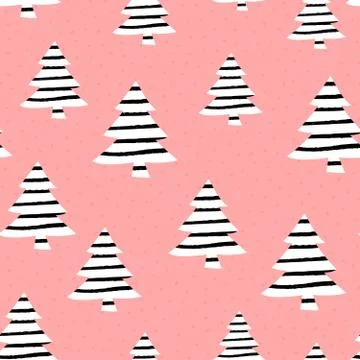 Seamless Christmas Pattern Stock Illustration