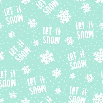 Seamless Christmas Pattern Stock Illustration