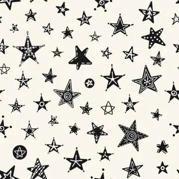 Seamless Christmas pattern Stock Illustration