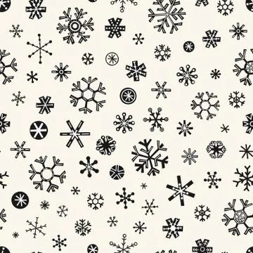 Seamless Christmas pattern Stock Illustration
