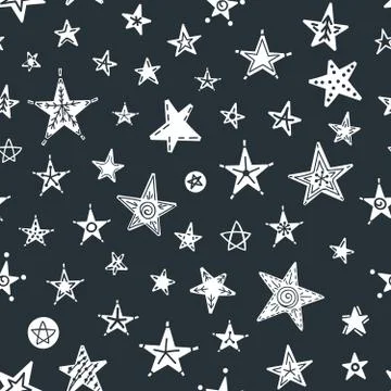 Seamless Christmas pattern Stock Illustration