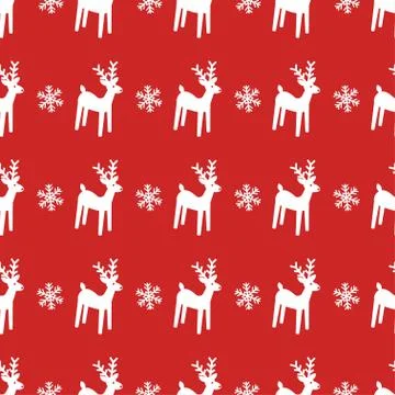 Seamless Christmas pattern Illustrazione stock
