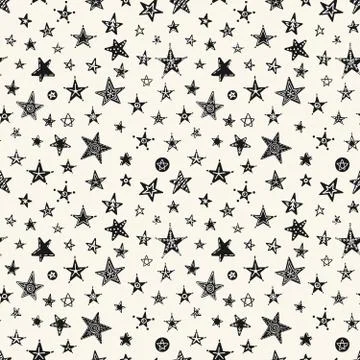 Seamless Christmas pattern Stock Illustration