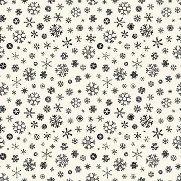 Seamless Christmas pattern Stock Illustration