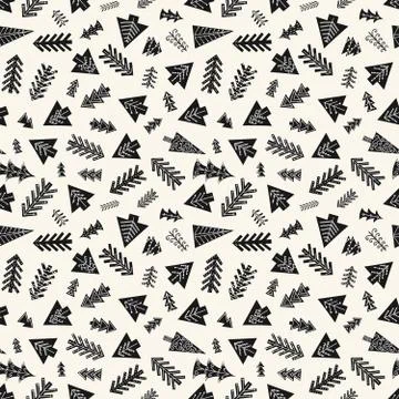 Seamless Christmas pattern Stock Illustration