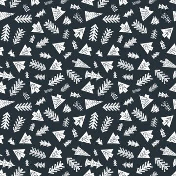 Seamless Christmas pattern Stock Illustration