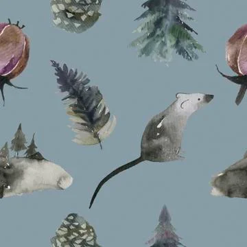 Seamless christmas pattern Stock Illustration