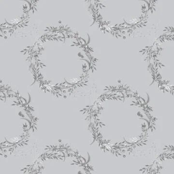 Seamless Christmas Pattern Stock Illustration