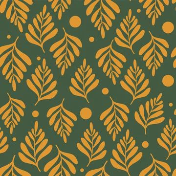 Seamless Christmas Pattern with Mistletoe Branches illustration Stock Illustration