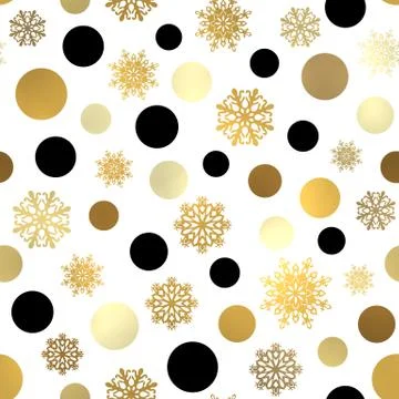 Seamless Christmas pattern. New Year wallpaper. Stock Illustration