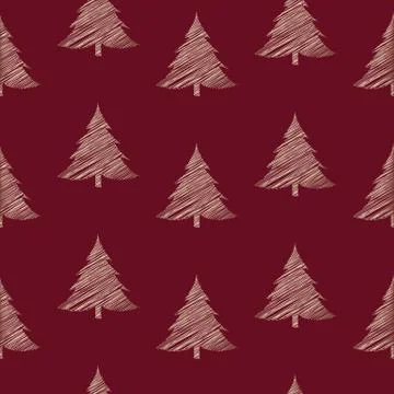 Seamless christmas pattern with special design Illustrazione stock